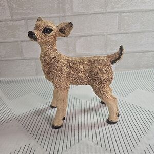 Beautifully Detailed Custom Ceramic Fawn Deer Figurine Statue Handmade Signed